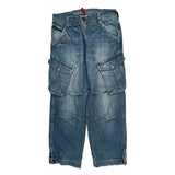 Nordic Company Cargo Shorts - 34W 20L Blue Denim