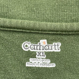 Carhartt Polo Shirt - XL Green Cotton