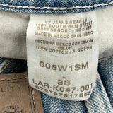 Wrangler Denim Shorts - 33W 9L Blue Cotton