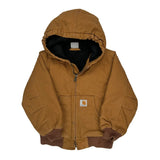 Age 4-5 Carhartt Jacket - 2XS Brown Cotton