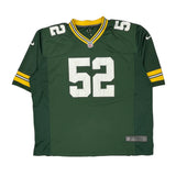 Green Bay Packers Nike Nfl Football Jersey - 2XL Yellow Polyester