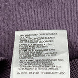 90S Blank Hanes Sweatshirt - XL Purple Cotton Blend