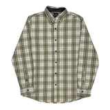 Lee Checked Shirt - Large Beige Cotton