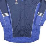 ADIDAS Mens Blue & Navy Zip Jacket L Polyamide Sportswear Long Sleeve Casual