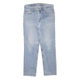 LEVI'S Mens Slim Blue Denim Light Wash Jeans W32 L28 Classic Zip Pocket