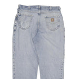 CARHARTT Mens Jeans Blue Relaxed Straight Denim Light W34 L29 Workwear Casual