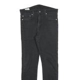 LEVI'S 510 BIG E Mens Slim Black Denim Medium W32 L29 Zip Jeans