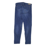 LEE Womens Slim Skinny Blue Denim Regular Wash Jeans W30 L28 Stylish Zip Closure