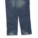 CARHARTT Mens Regular Fit Blue Denim Jeans W38 L32 Classic Zip Pocket