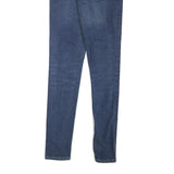 LEVI'S Womens Blue Regular Skinny Denim Medium Wash Jeans W26 L31 Classic Zip