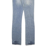 CALVIN KLEIN JEANS Womens Blue Regular Fit Straight Denim Light Wash W26 L34