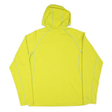 MAMMUT Mens Yellow Hooded Jacket M Polyester Blend Plain Zip Outdoor Activewear