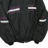 ARTIK Mens Black & Purple Zip Polyester Blend Outdoor Jacket XL