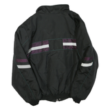 ARTIK Mens Black & Purple Zip Polyester Blend Outdoor Jacket XL