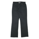 LEVI'S Womens Black Regular Straight Denim Jeans W30 L32 Comfortable Stylish