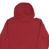 NIKE Mens Red University Of Oklahoma Pullover Hoodie L Cotton Blend Drawstring