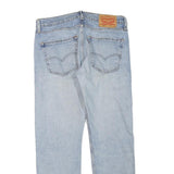 LEVI'S 502 Womens Jeans Blue Regular Straight Denim Medium W32 L27 Classic Fit