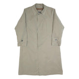 BUGATTI Mens Beige Cotton Blend Classic Button Jacket L Plain Stylish Formal