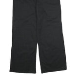 DICKIES Mens Cotton Black Regular Straight Trousers W30 L32 Workwear Zip Closure