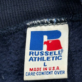 Made In USA Russell Athletic Sweatshirt - Large Navy Cotton