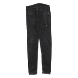 LEVI'S 519 Hi-Ball Mens Jeans Black Slim Skinny Denim W30 L28 Zip
