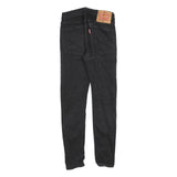LEVI'S 519 Hi-Ball Mens Jeans Black Slim Skinny Denim W30 L28 Zip