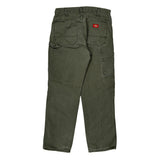 Dickies Carpenter Pants - 31W 32L Green Cotton