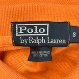 Polo By Ralph Lauren Polo Shirt - Small Orange Cotton