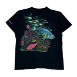 Eco-Friendly Harlequin Single Stitch T-Shirt - Large Black Cotton