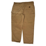 Carhartt Dungarees - 42W 32L Brown Cotton
