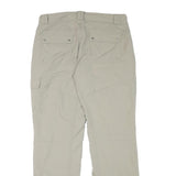 COLUMBIA Lined Womens Regular Fit Beige Trousers W32 L30 Outdoor Zip Pocket