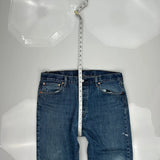 501 Levis Jeans - 36W 29L Blue Cotton