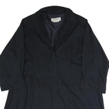 MAX MARA Womens Black Jacket XL Polyester Blend Classic Button Closure Formal
