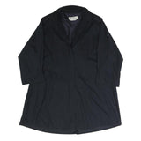 MAX MARA Womens Black Jacket XL Polyester Blend Classic Button Closure Formal