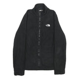 THE NORTH FACE Womens Black Fleece Jacket M Polyester Zip Sports Outdoor Casual