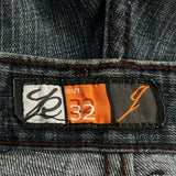 Rock & Roll Hall Of Fame Jeans - 32W 27L Blue Denim