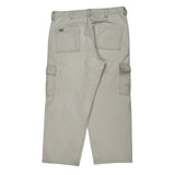 Wrangler Cargo Trousers - 36W 30L Beige Cotton