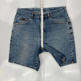 Lee Denim Shorts - 30W 9L Blue Denim