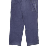 CARHARTT Mens Cotton Blend Blue Workwear Regular Fit Straight Trousers W36 L34