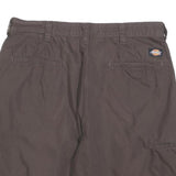DICKIES Mens Shorts Brown Casual M W32 Cotton Blend Workwear Pockets
