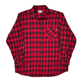 Carhartt Checked Flannel Shirt - 2XL Red Cotton