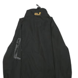 JACK WOLFSKIN Mens Black Outdoor Jacket S Polyester Plain Lightweight Zip Up