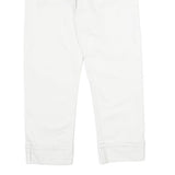 LEVI'S Silver Tab Womens Jeans White Regular Straight Denim W26 L24 Zip Cotton