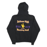 CHAMPION Mens Black Salinas High Marching Band Pullover Hoodie M Cotton Blend
