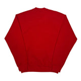 Mickey Mouse Disney Cartoon Sweatshirt - Large Red Cotton