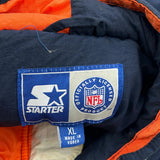 Denver Broncos Starter Nfl Puffer - XL Orange Polyester