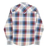 LEVI'S Mens Blue & Red Check Shirt M Long Sleeve Cotton Blend Casual Western