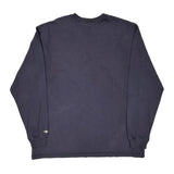 Carhartt Long Sleeve T-Shirt - XL Navy Cotton