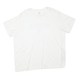 LEVI'S Mens White Graphic T-Shirt XL Short Sleeve Crew Neck Cotton Blend Casual
