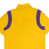 NIKE Mens Yellow & Purple Logo Zip Jacket M Polyester Short Sleeve Sports
